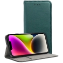 MAGNETO-A15VERT - Etui folio Samsung Galaxy A15 rabat latéral coloris vert